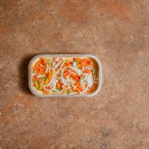 Zalmforel in kreeftensaus